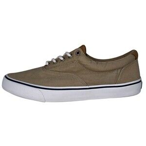 Sperry Stiper II CVO Sneaker Mens Size 13 Brown Canvas Top-Sider Salt Wash Chino